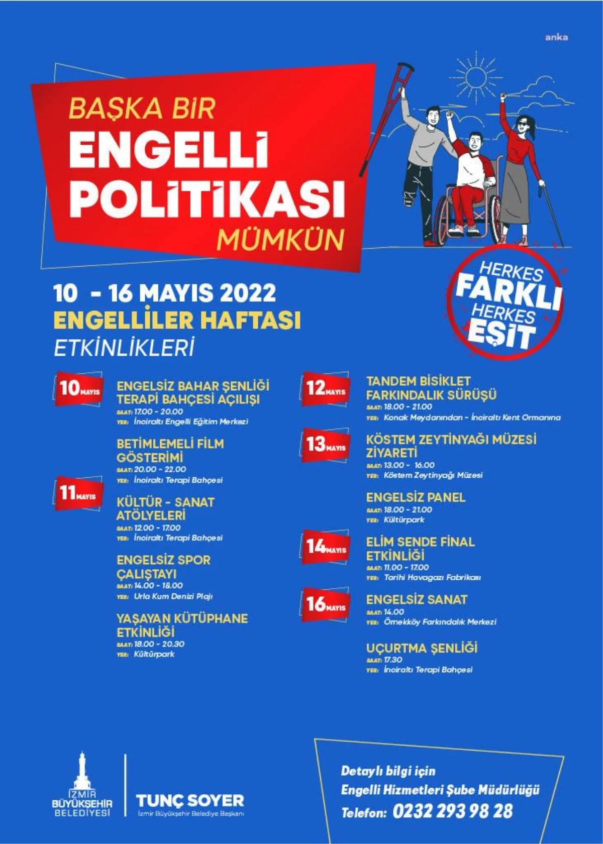 "Herkes Farklı Herkes Eşit" Diyen İzmir\'de Engelliler Haftası Etkinlikleri Başladı