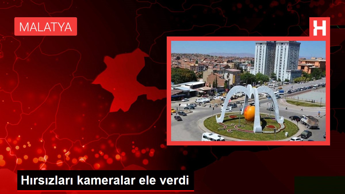 Hırsızları kameralar ele verdi
