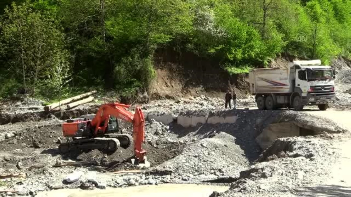 KASTAMONU - Çatalzeytin\'de zarar gören köprülerin onarımına başlandı