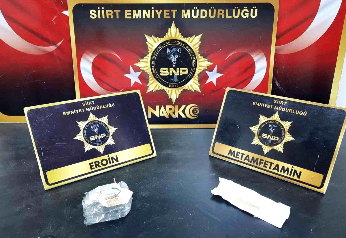 Siirt\'te uyuşturucu operasyonu: 5 gözaltı