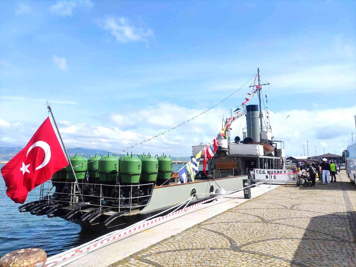 TCG Nusret Mayın Gemisi Bandırma'da