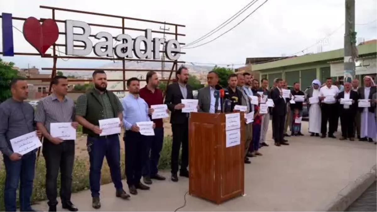 Son dakika haberi | Terör örgütü PKK'nın Sincar'dan çıkması için gösteri düzenlendi