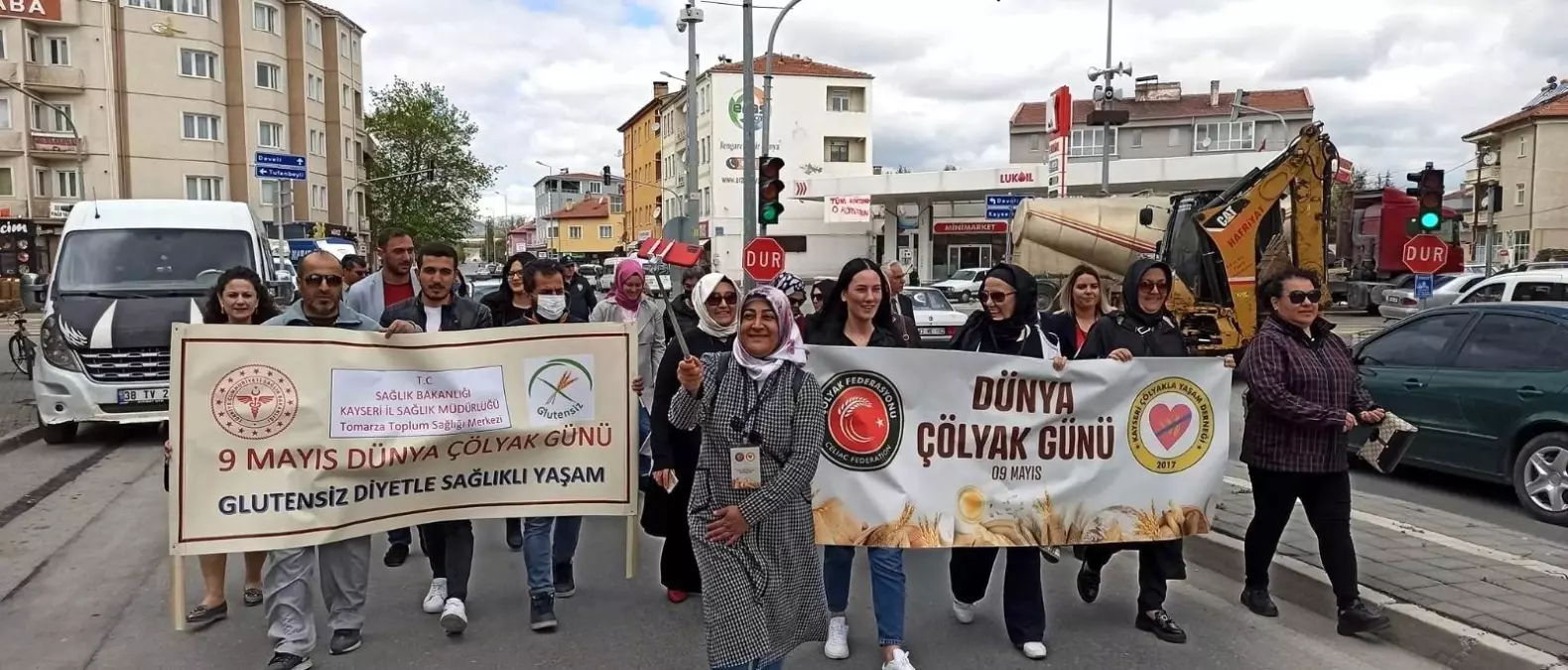 Tomarza\'da Çölyak için farkındalık yürüyüşü düzenlendi