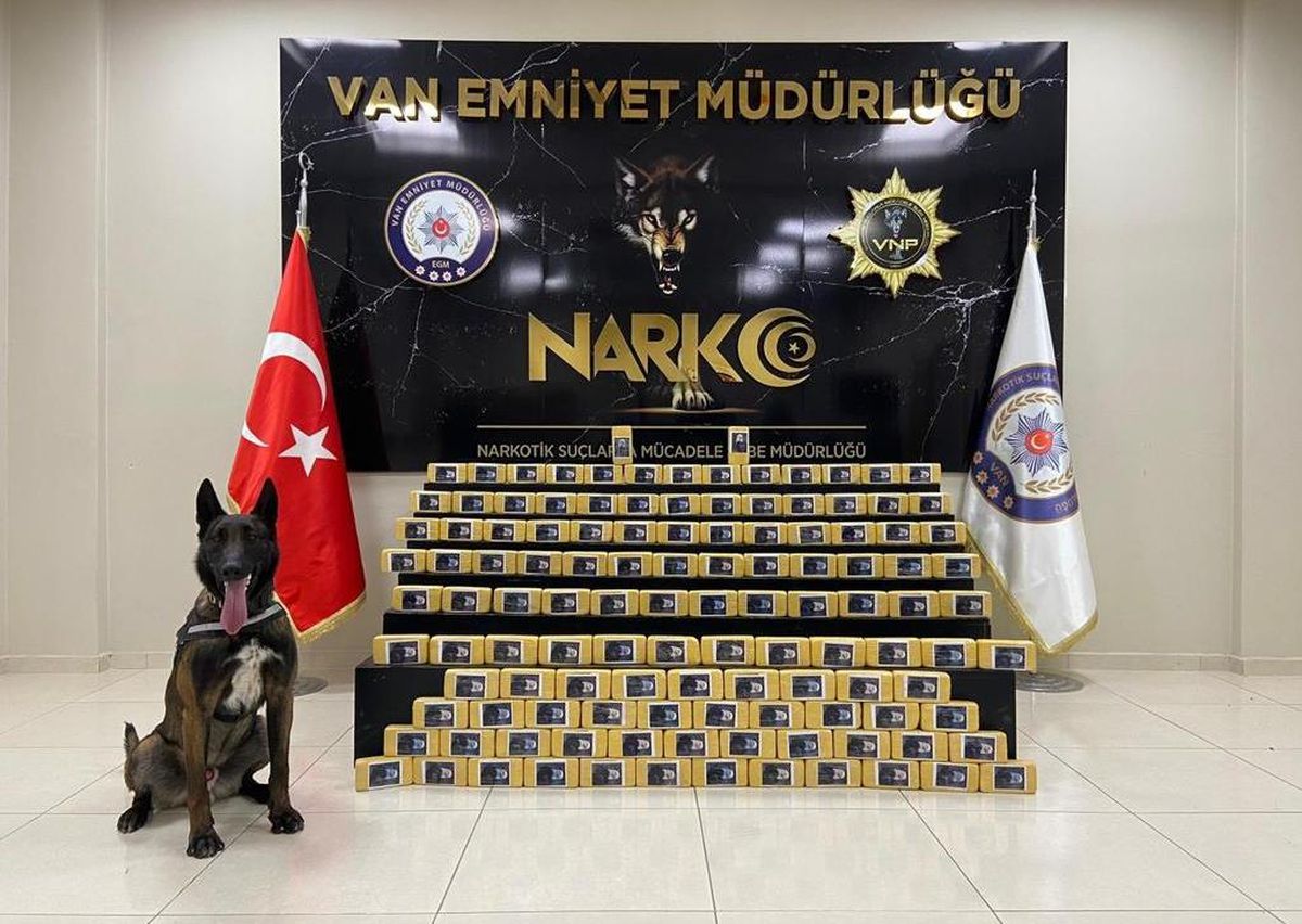 Van\'da bir haftada 67 kilo 187 gram uyuşturucu ele geçirildi