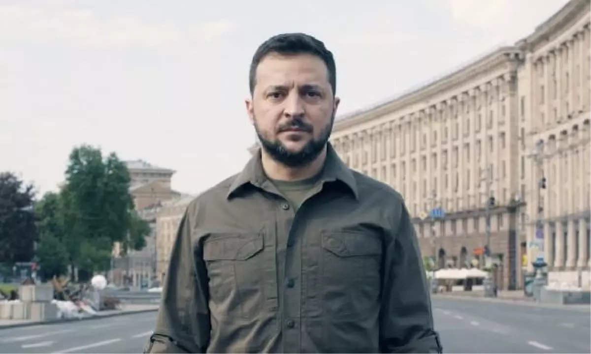 Zelenski'den Zafer Günü mesajı: Bu iki ordunun savaşı değil, iki dünya görüşünün savaşıdır