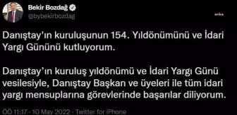 Adalet Bakanı Bozdağ Danıştay'ın Kuruluş Yıldönümünü Kutladı