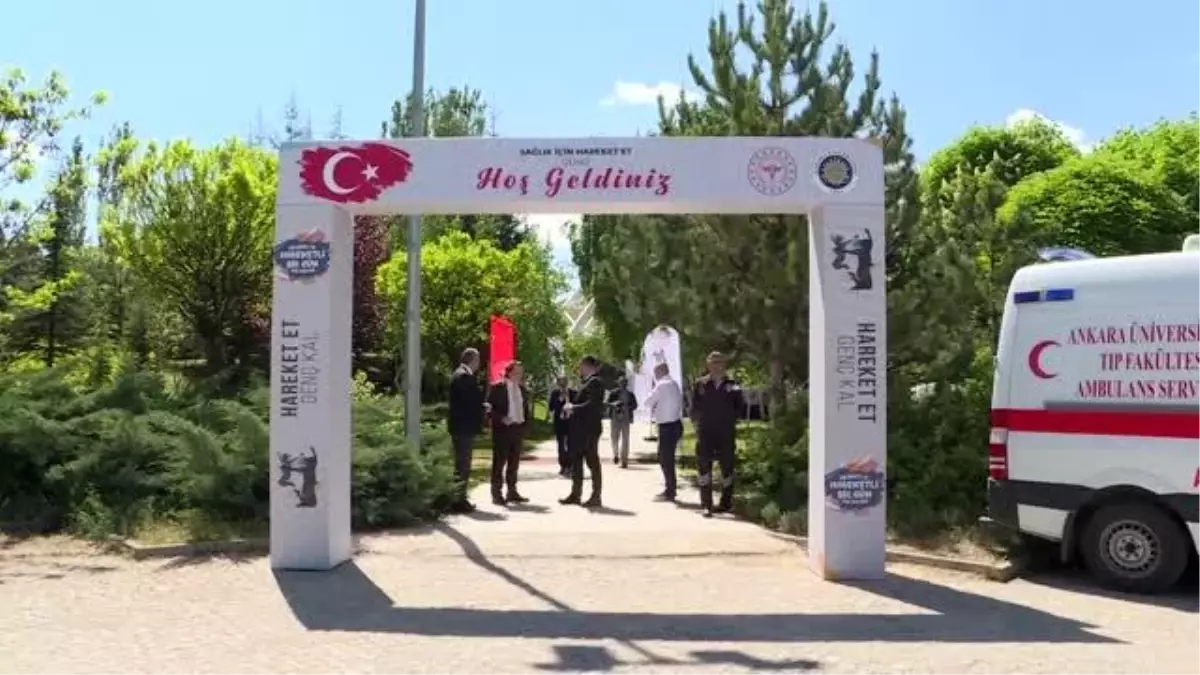 Ankara Üniversitesinde "Sağlık İçin Hareket Et Günü" etkinliği