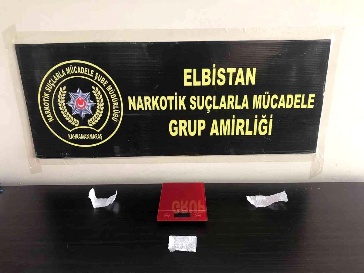 Elbistan\'daki uyuşturucu operasyonunda 1 tutuklama