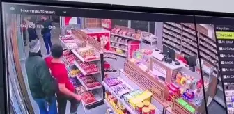 Hatay'da silahlı gasp kamerada