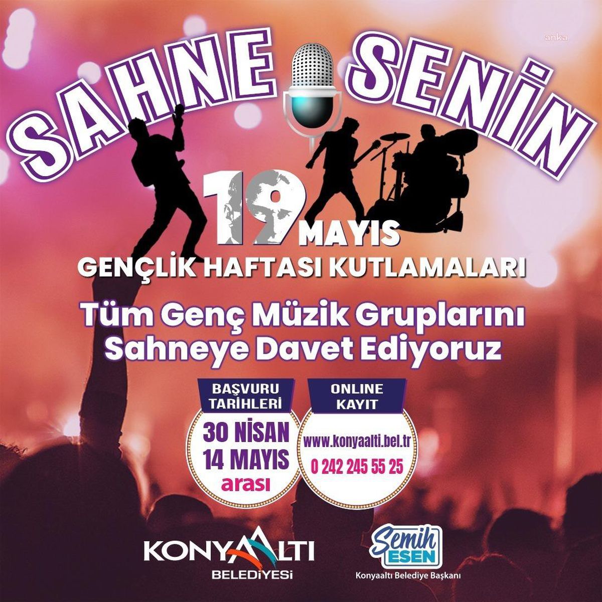 Konyaaltı\'nda Sahne Gençlerin