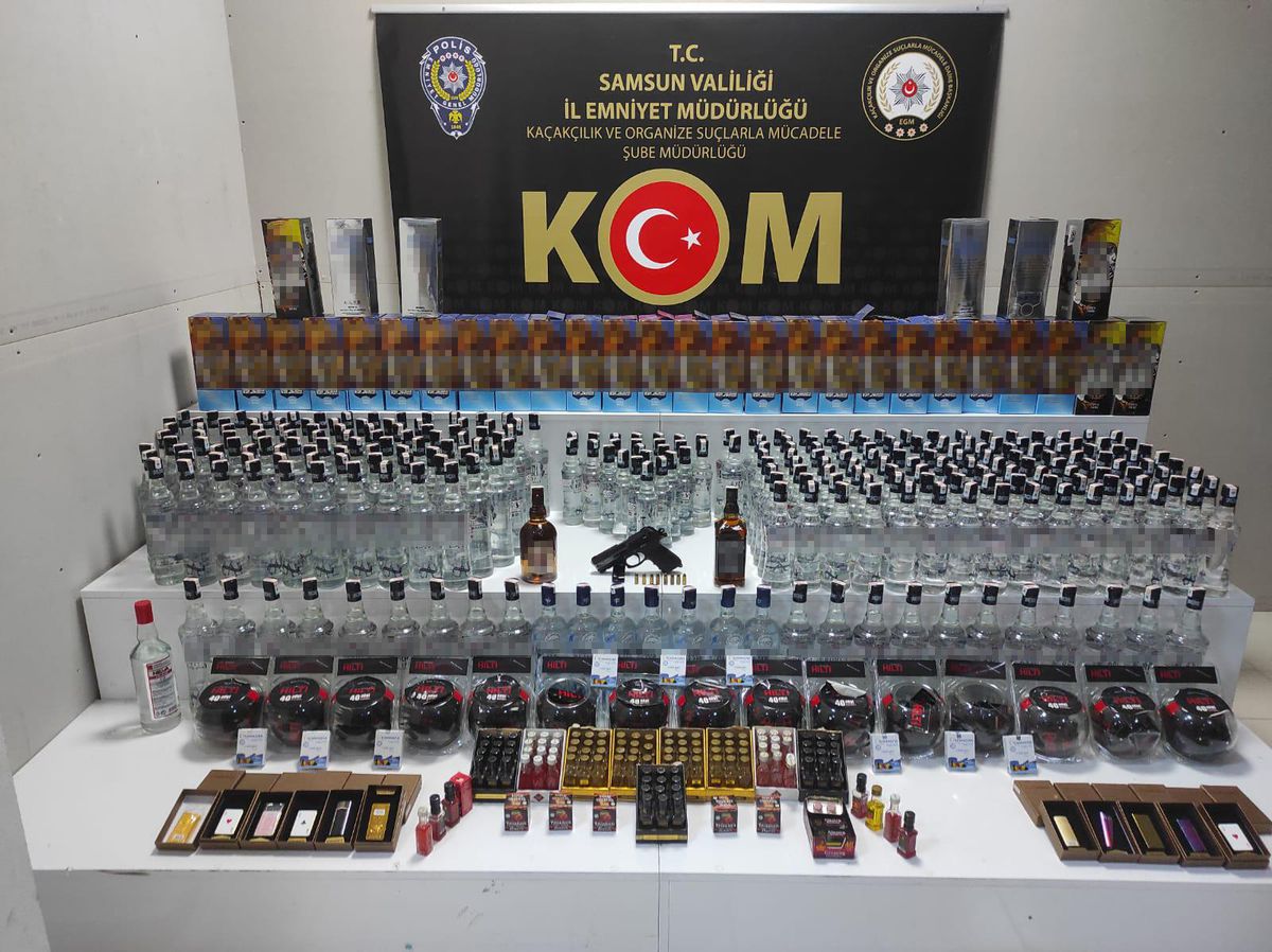Son dakika... Samsun\'da kaçakçılık operasyonunda bir şüpheli yakalandı