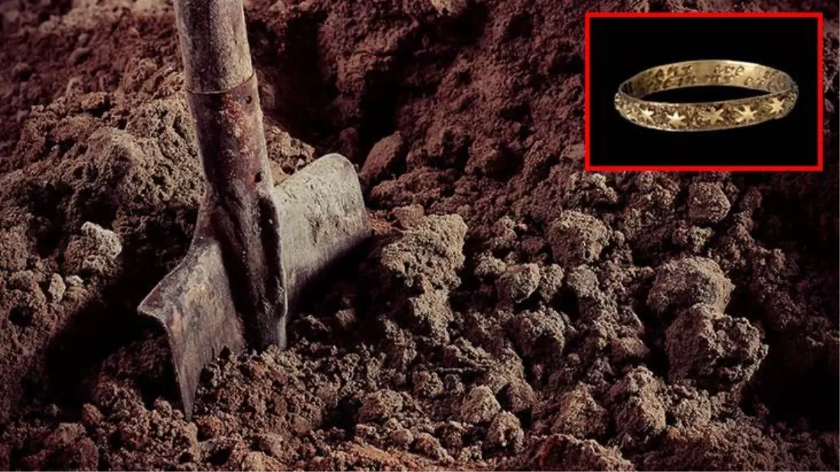 Toprakta saatler süren kazı sonucu ortaya çıkarılan yüzüğün üzerindeki yazı mest etti