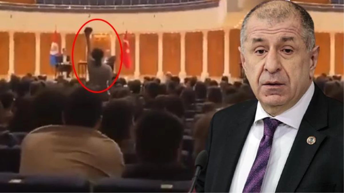 Ümit Özdağ\'a üniversitede protesto şoku: Faşizme karşı omuz omuza