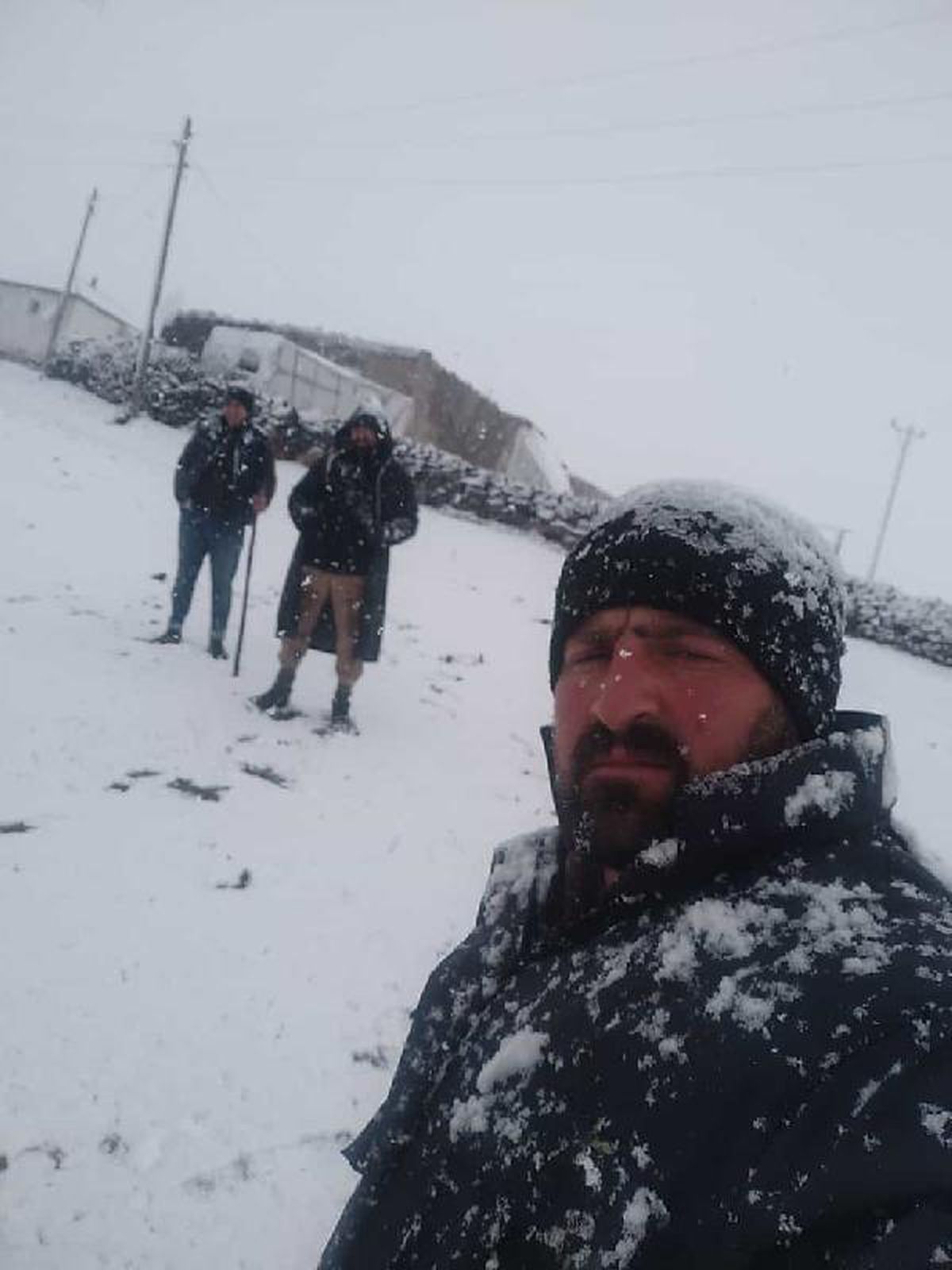 Ağrı'da kar yağışı etkili oldu