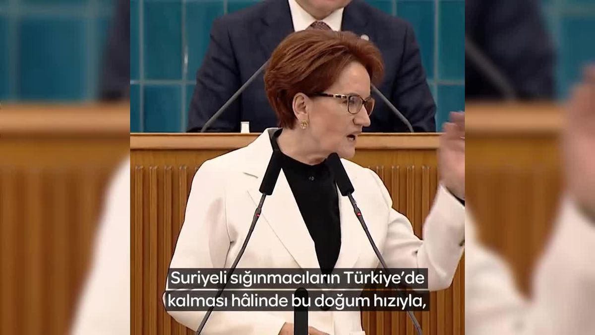 Akşener: 'İYİ Parti önce memleket diyenlerin partisidir'