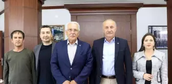 Başkan Atabay, Aydınlı eski bakan Altıntaş'ı ağırladı