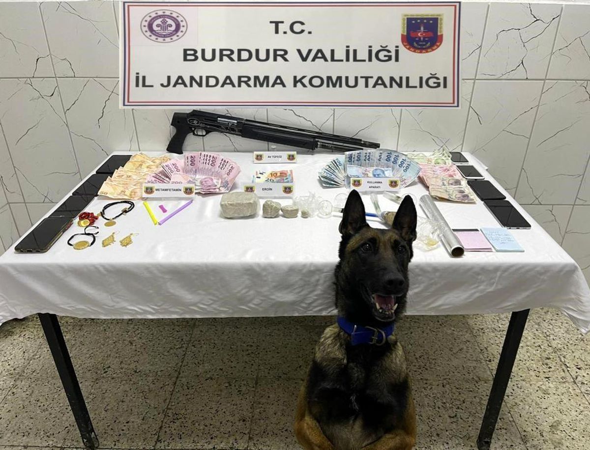 Son dakika haberleri | Burdur\'da uyuşturucu operasyonuna 2 tutuklama