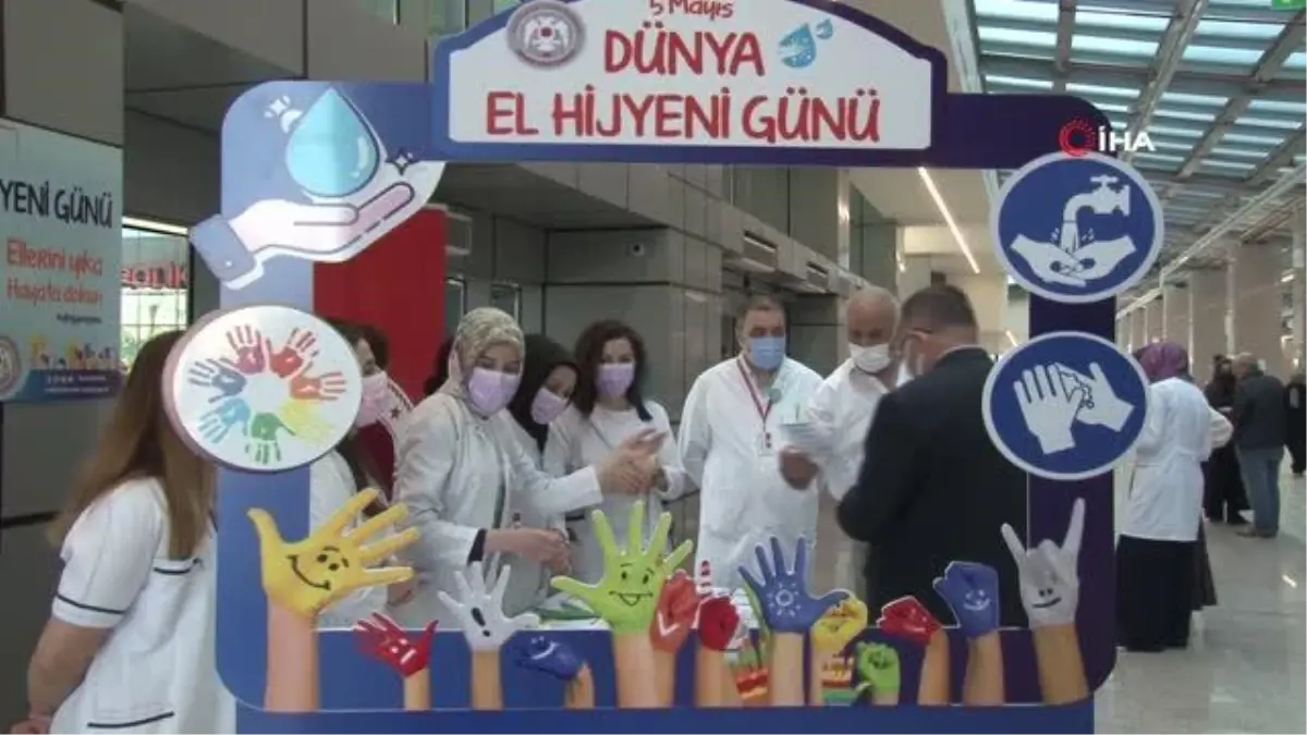 Dünya El Hijyeni Günü Kartal'da sağlık çalışanları ve hasta yakınları ile kutlandı