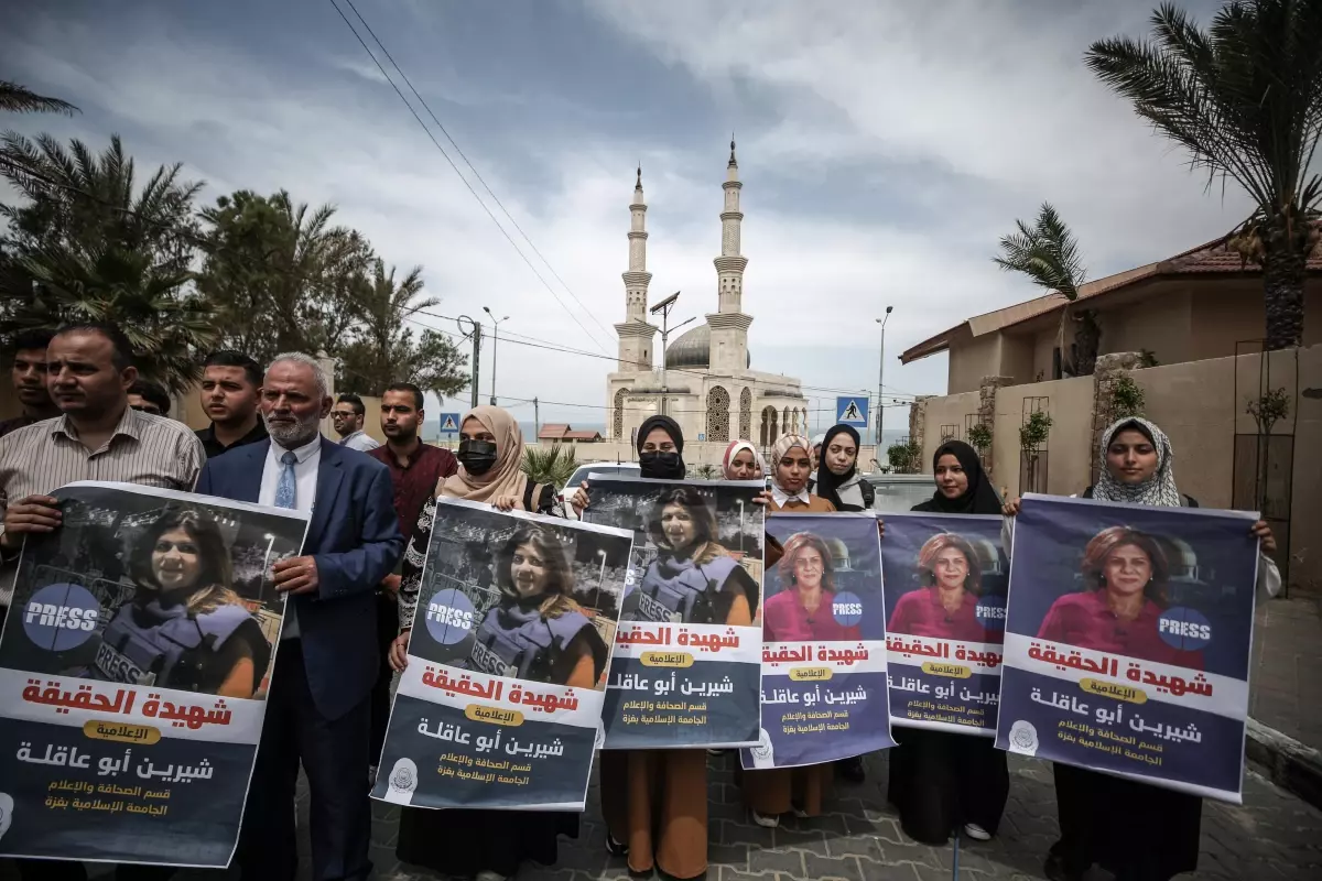 Son dakika haberi | Iraklı gazeteciler, Aljazeera muhabirinin öldürülmesini protesto etti