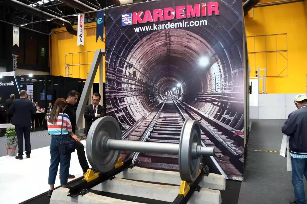 KARDEMİR, 'Rail Industry Show; Demiryolu Endüstrisi Altyapı ve Teknolojileri Fuarı ve Zirvesi'ne katıldı