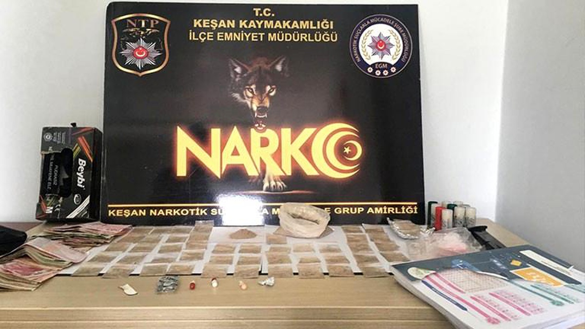 Son dakika haberleri... Keşan\'da uyuşturucu operasyonunda 1 tutuklama