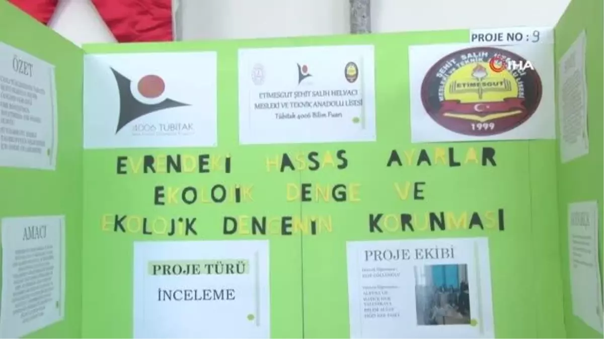 Liseli bilim insanları projelerini sundu