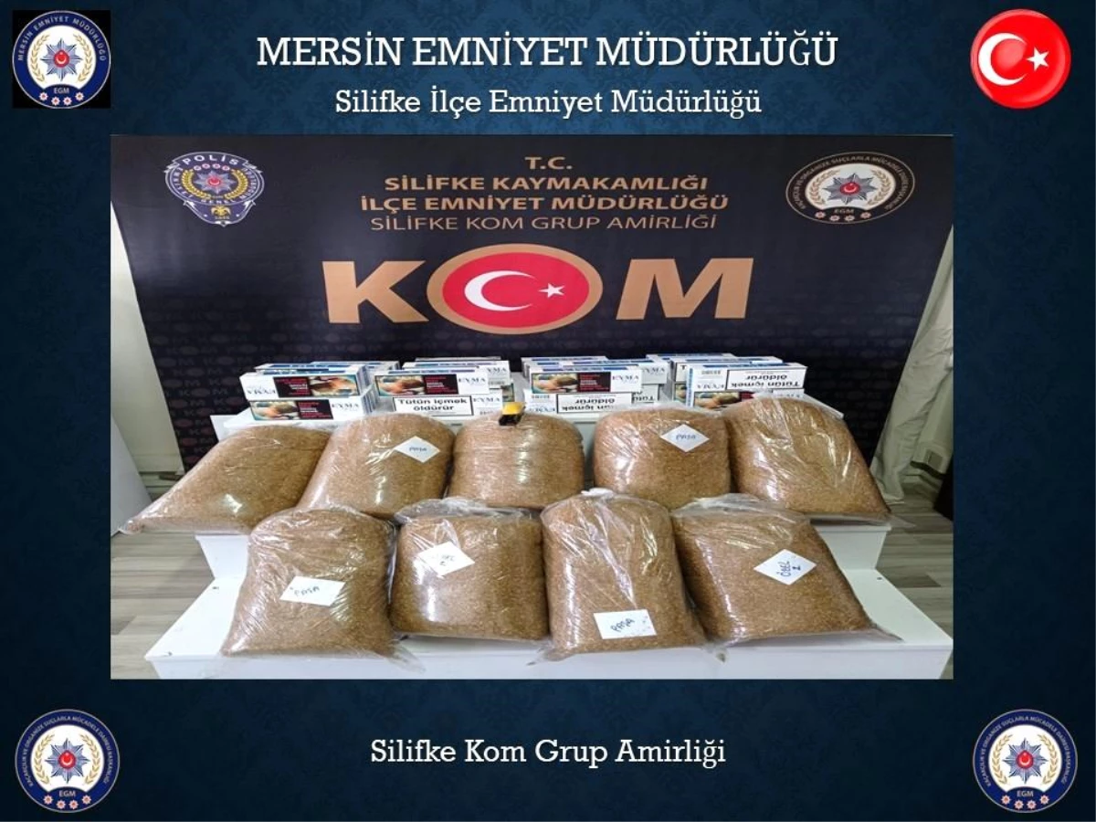 Mersin\'de gümrük kaçağı sigara operasyonu