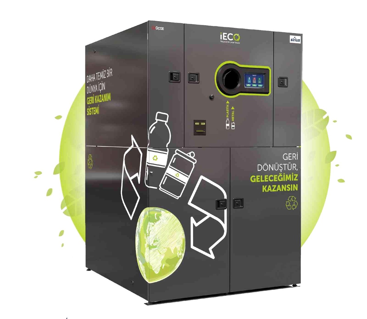 ÜÇGE depozito iade sistemi iECO ile We-Cycle Fuarında