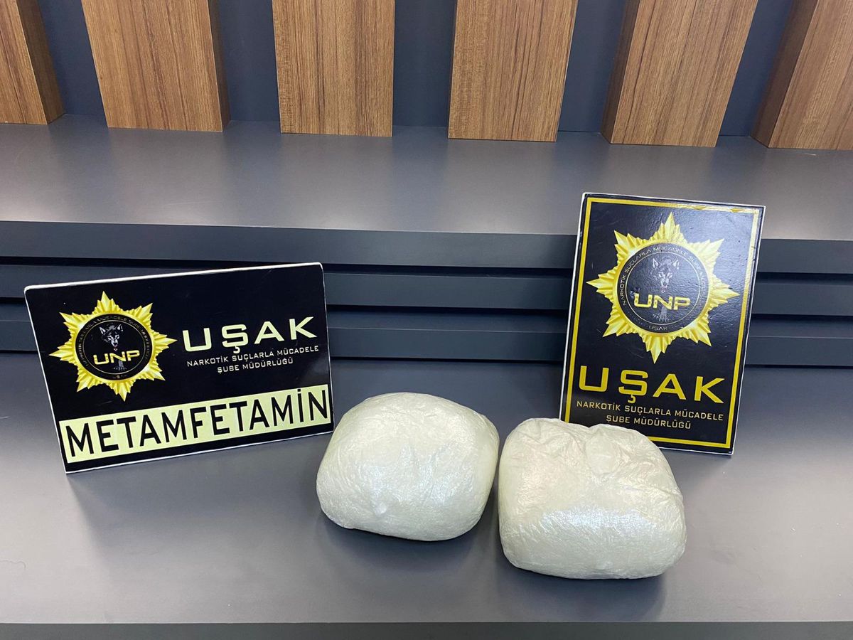Son dakika gündem: Uşak\'ta 2 kilogram metamfetaminle yakalanan şüpheli tutuklandı