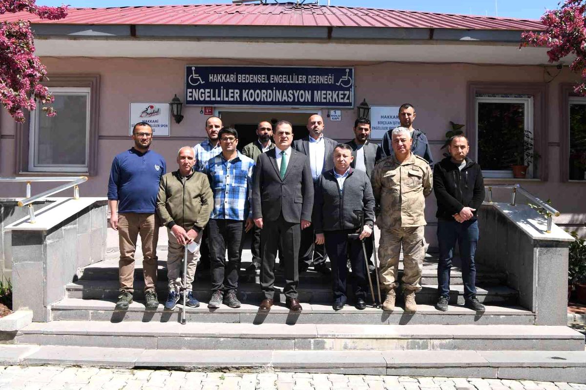 Vali Akbıyık: "Her alanda engellilerin yanındayız"