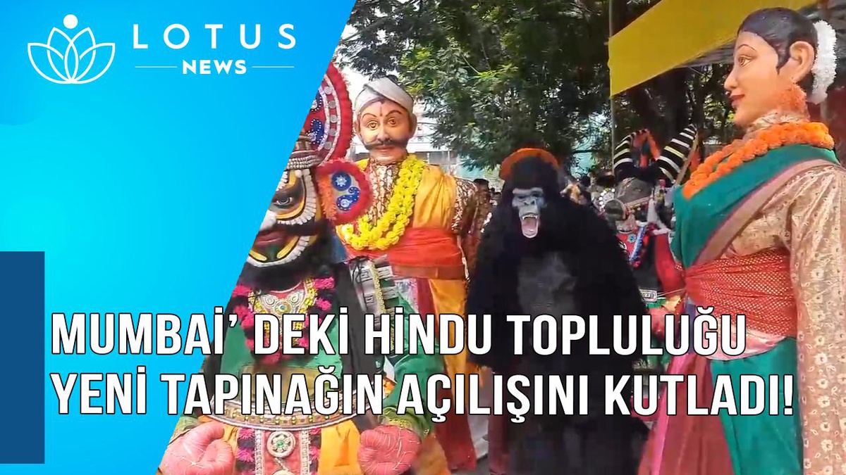 Video: Mumbai\'deki Hindu Topluluğu Yeni Tapınağın Açılışını Kutladı