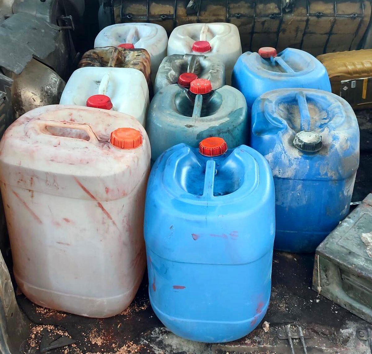 Hatay\'da 280 litre kaçak akaryakıt ele geçirildi