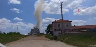 Keşan'daki Biyokütle Enerji Santrali'nde yangın