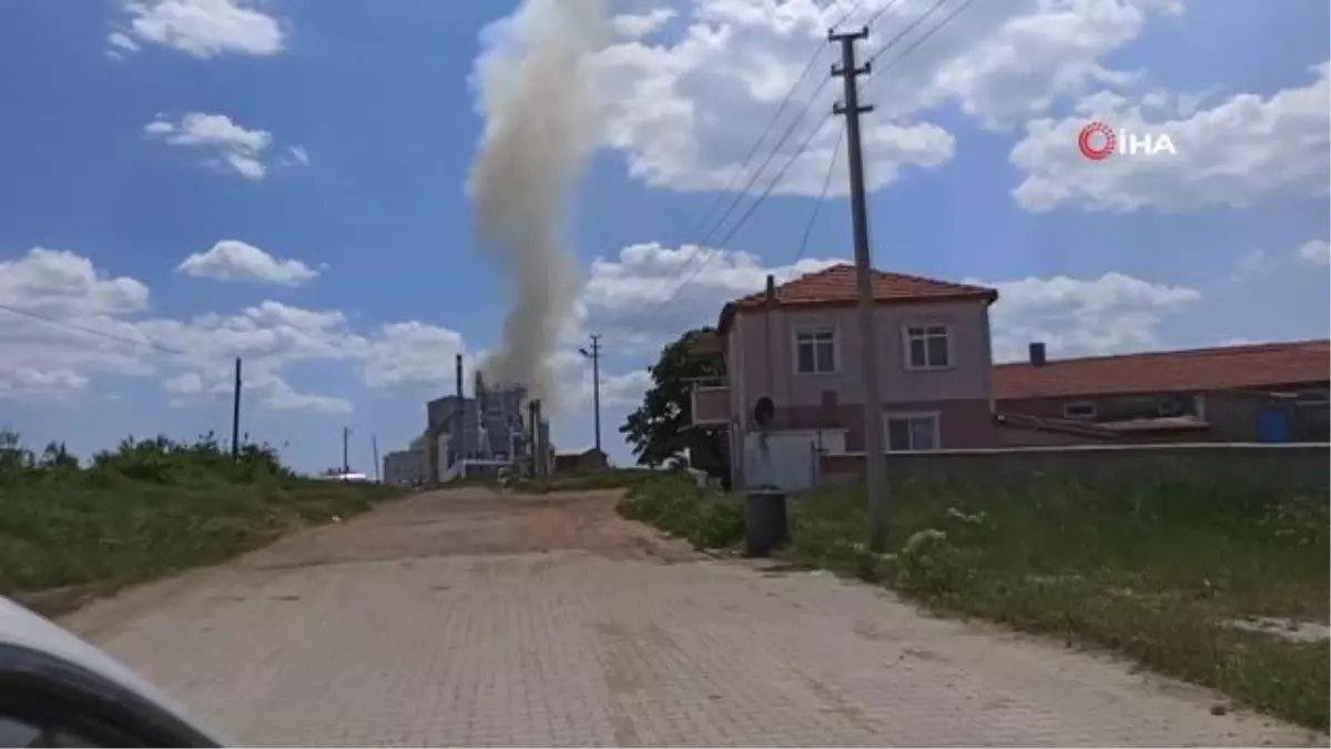 Keşan'daki Biyokütle Enerji Santrali'nde yangın