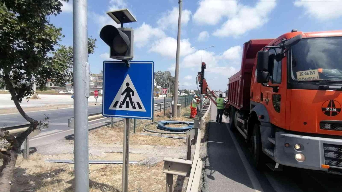 Son dakika haber! Sık sık kazaların yaşandığı yaya geçidine \'BAS-GEÇ\'li çözüm