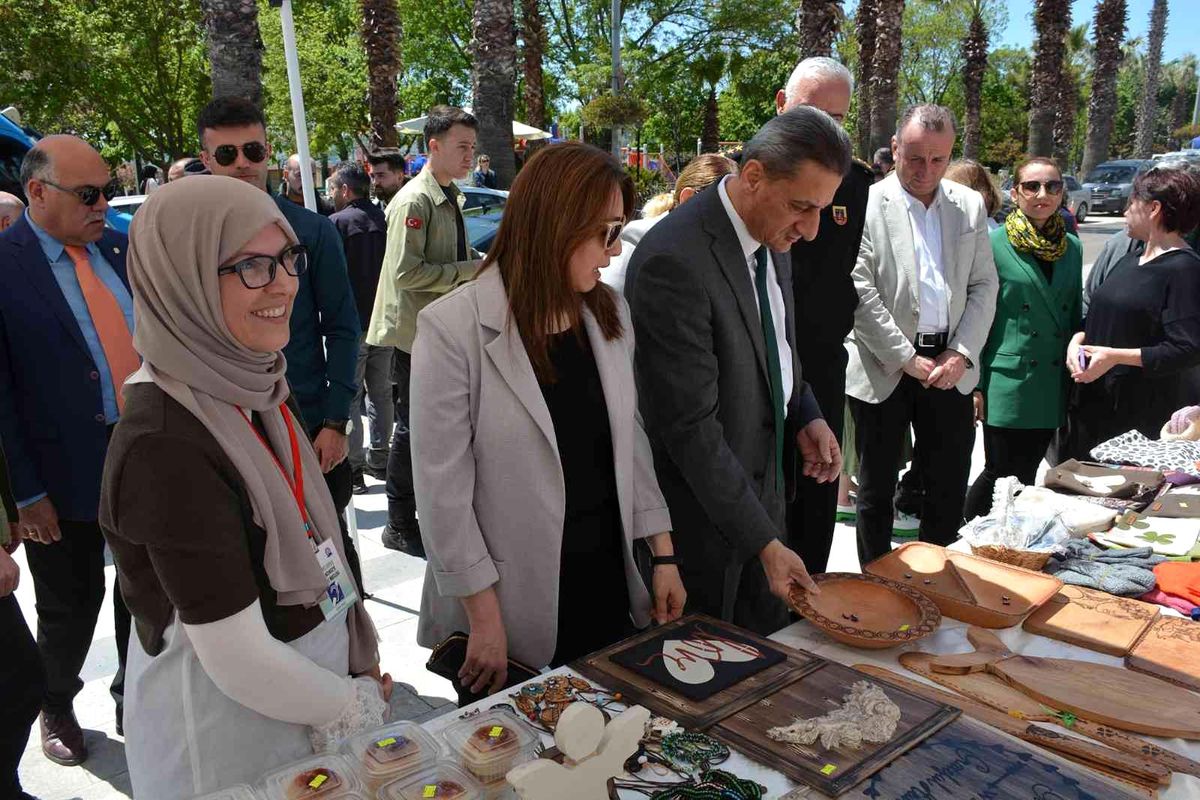 Sinop\'ta engellilerden el işi sergisi