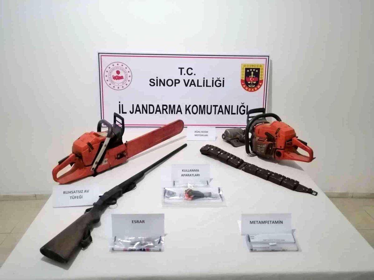 Son dakika haberi | Sinop'ta jandarmadan hırsızlık ve uyuşturucu operasyonu