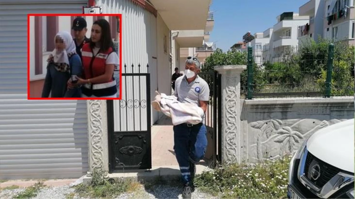 Antalya\'da kan donduran olay! 2 yaşındaki kızını bıçakla öldürdüğü iddia edilen anne gözaltına alındı