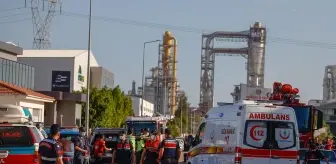 Gübre fabrikasında gaz sızıntısından etkilenenler hastaneye kaldırıldı (2)