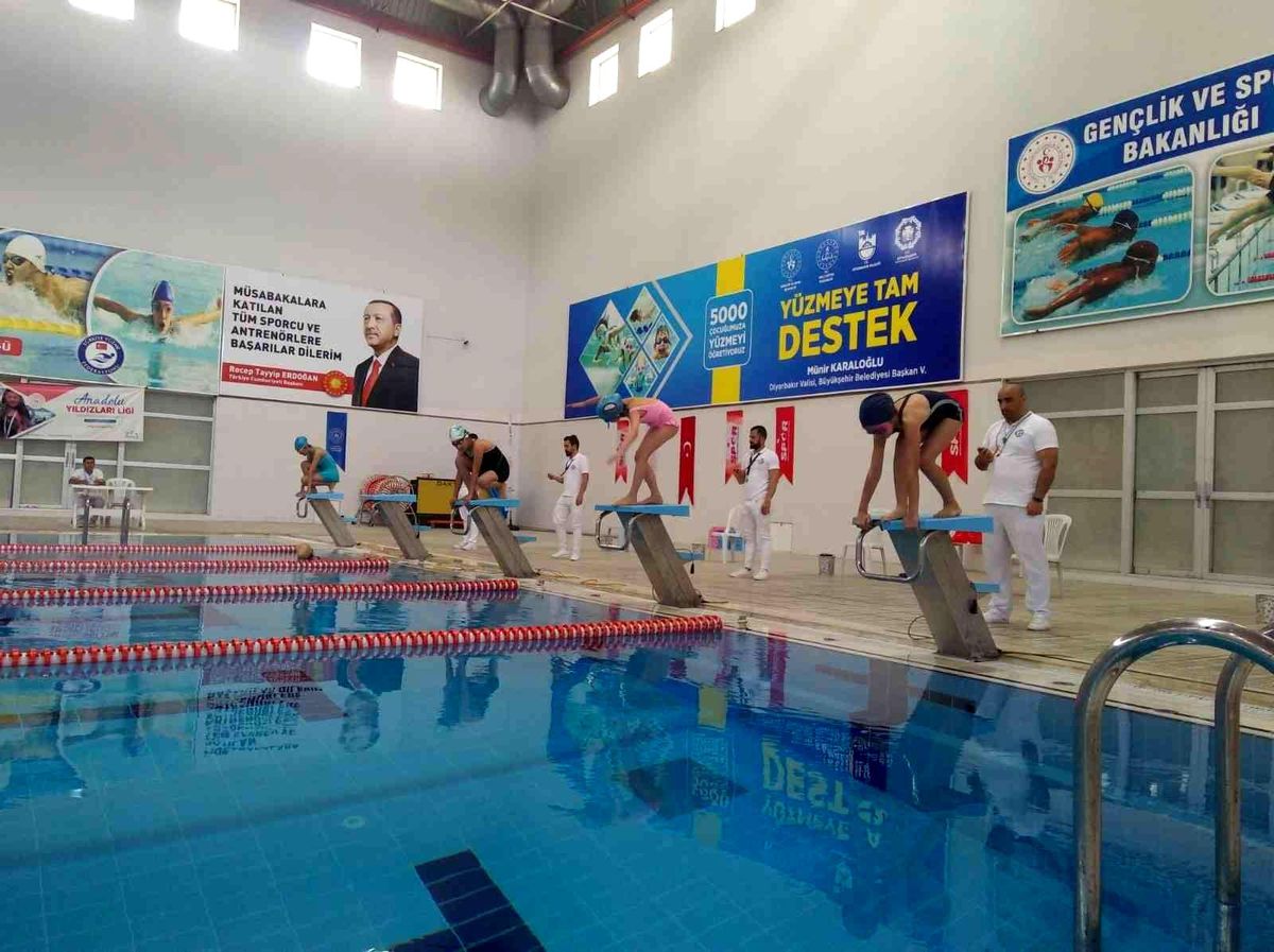 Diyarbakırlı minik yüzücülerin mücadelesi sona erdi