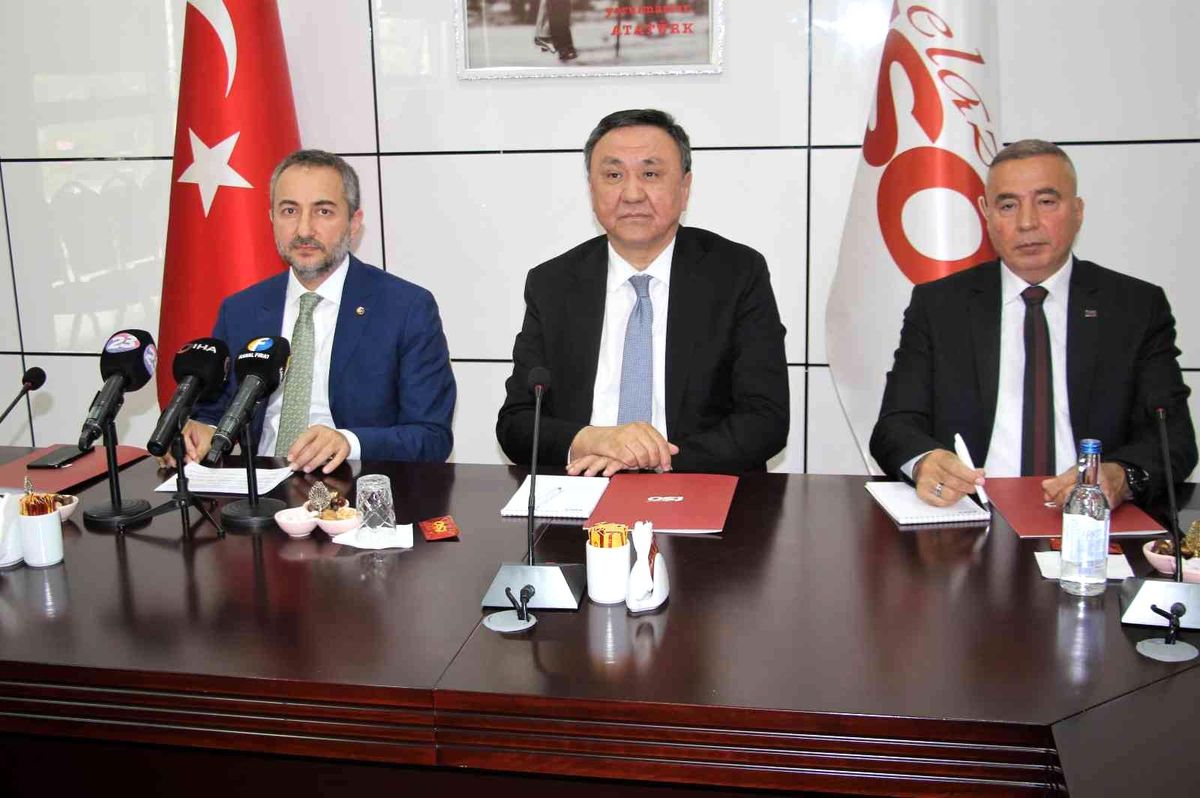 Elazığ'da, 'Kırgızistan-Türkiye İş Fırsatları Toplantısı' yapıldı