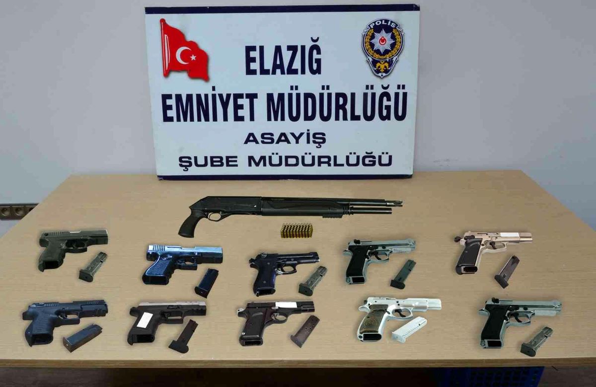 Elazığ\'da son bir haftadaki asayiş ve şok uygulamalarında 126 şahıs yakalandı