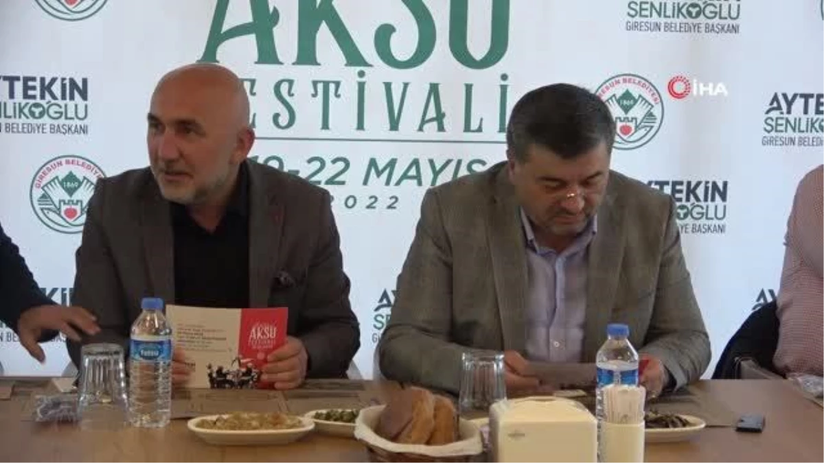 Giresun 45. Uluslararası Aksu Festivaline hazırlanıyor