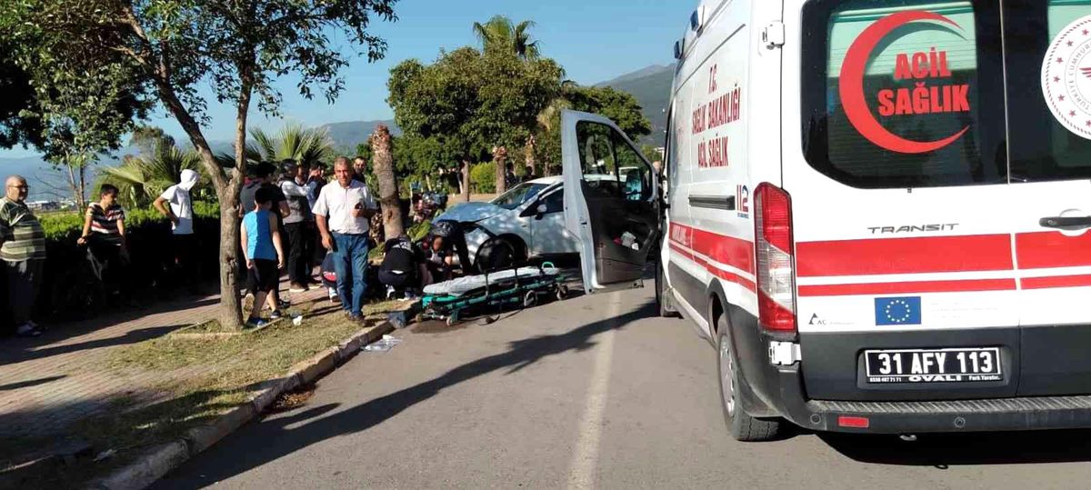 Hatay\'da trafik kazası: 5 yaralı