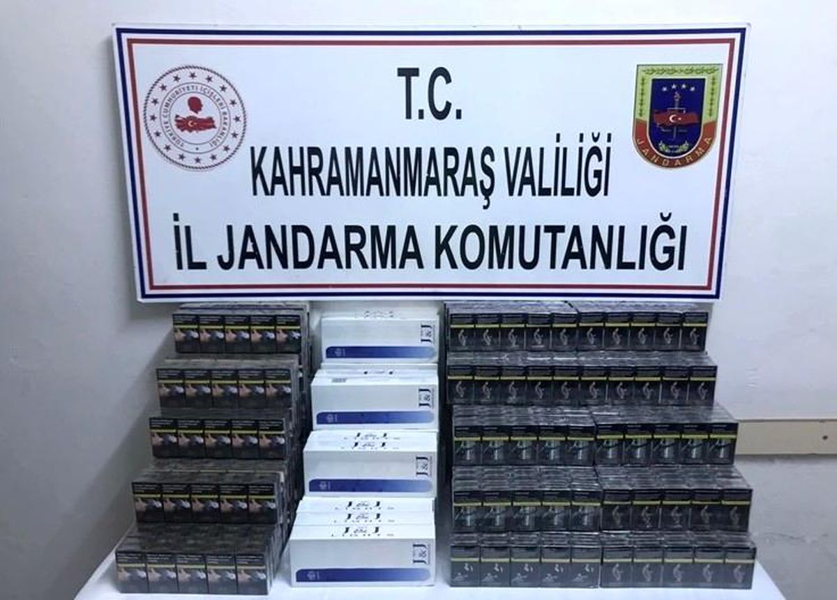 Kahramanmaraş\'ta 132 karton kaçak sigara ele geçirildi