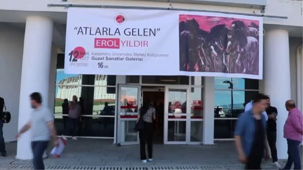 Kastamonu\'da "Atlarla gelen" resim sergisi açıldı