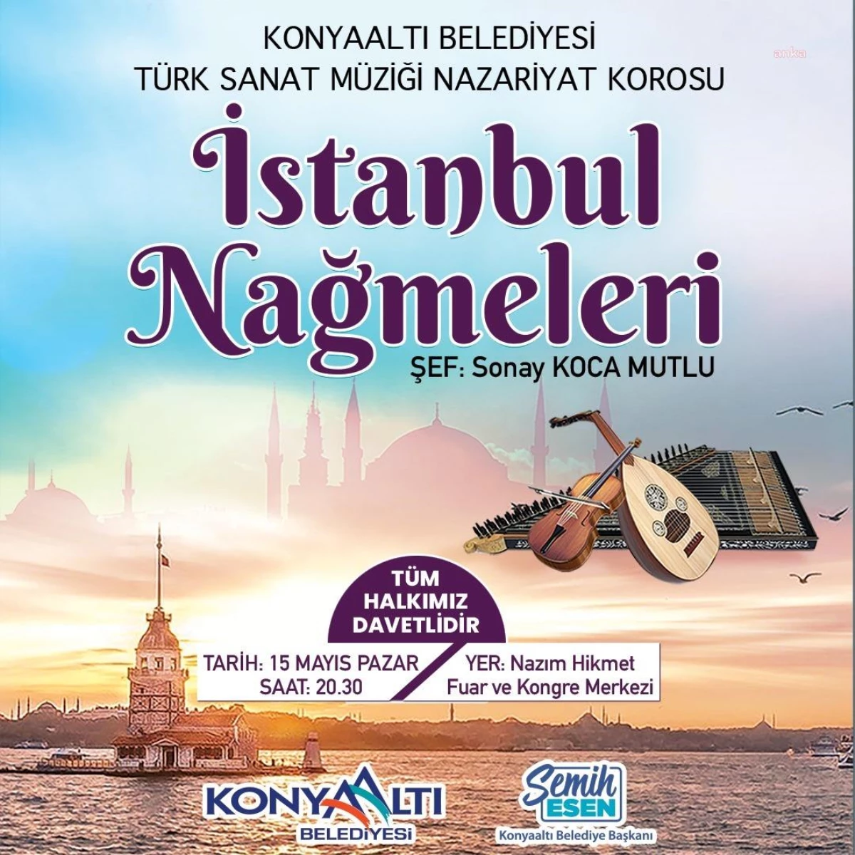 Konyaaltı\'nda İstanbul Nağmeleri Konseri