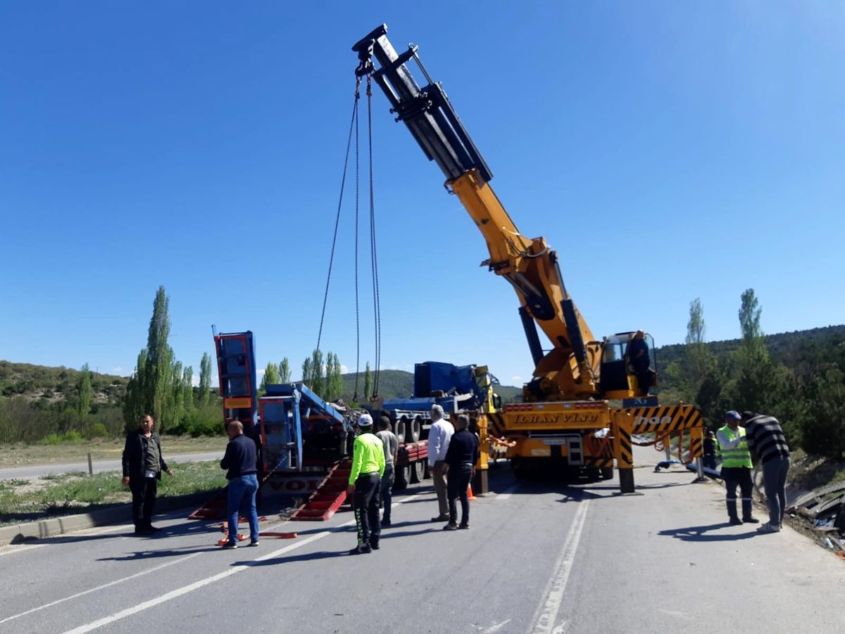 Kütahya\'da trafik kazası: 1 yaralı