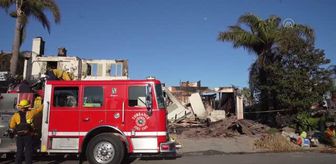 LAGUNA NIGUEL - California'da çalılık alanda çıkan yangın evlere sıçradı