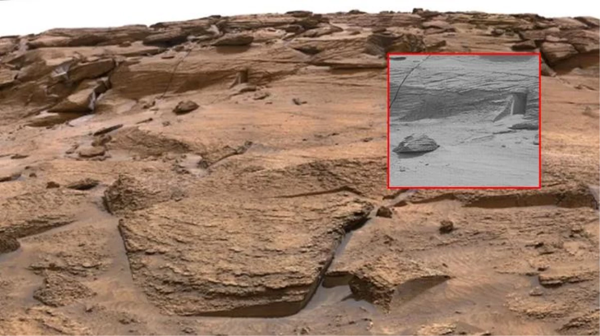 Mars\'tan gelen gizemli kapı fotoğrafı sosyal medyada viral oldu